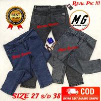Gambar Celana Jeans Pria/Denim/Street/Pensil/Murah - GARMENT BIRU, 28 dari COCO MIGO undefined 2 Tokopedia