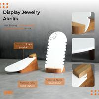 Gambar Display Kalung Akrilik Set Isi 2 pcs Outdoor - INPI HOUSE - bening dari INPI House undefined 4 Tokopedia