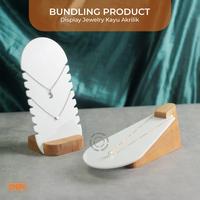 Gambar Display Kalung Akrilik Set Isi 2 pcs Outdoor - INPI HOUSE - bening dari INPI House undefined 1 Tokopedia