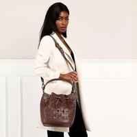 Gambar Tas wanita original - Tara Bucket Medium Smooth Cow Leather - Cognac dari Luxeside Indonesia_NEW undefined 4 Tokopedia