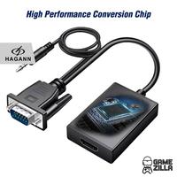 Gambar Converter VGA to HDMI with Audio Kabel Konektor Konverter VGA ke HDMI dari Gamezilla Store undefined 5 Tokopedia