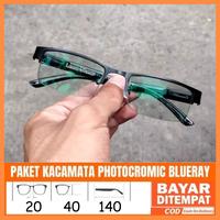 Gambar Frame Kacamata 112 Lensa Photocromic Anti Radiasi Blueray - BLUECROMIC, NORMAL dari LENSA UTAMA undefined 1 Tokopedia