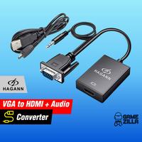Gambar Converter VGA to HDMI with Audio Kabel Konektor Konverter VGA ke HDMI dari Gamezilla Store undefined 1 Tokopedia