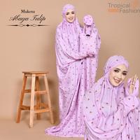 Gambar Mukena Bali Abaya Motif Tulip By Zahwa Bahan Rayon Janger Premium - PINK dari PUSAT FASHION BALI_NEW undefined 5 Tokopedia