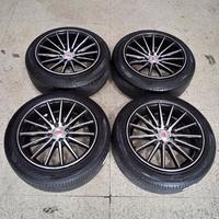 Gambar velg mobil bekas vossen R16 lebar 7/8 pcd 4x100/114 ban 185 55 16 dari TokoMjssurabayaofc undefined 3 Tokopedia
