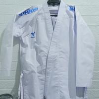 Gambar TOMIDO BAJU KATA KARATE TERBARU ORIGINAL MURAH BUNYI MANTAP - Biru Muda, 4,5 dari QOLBU SPORT undefined 1 Tokopedia