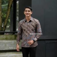 Gambar NIRWANA Kemeja Batik Pria Lapis Furing - Dusty Pink, XXL dari Batik Lexus undefined 1 Tokopedia
