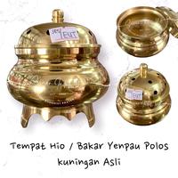 Gambar Tempat Hio / Bakar Yenpau Polos Kuningan Asli dari Toko Dupa Sinar Indah 1 6 8 undefined 1 Tokopedia
