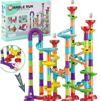 Gambar Marble Run Building Blocks 113 Pcs / DIY Set Mainan Konstruksi 3D Maze dari Future Baby &amp; Kids undefined 3 Tokopedia