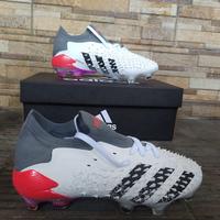 Gambar Sepatu Bola Anak Adidas Predator Freak.1 White Red Fg soccer dari sepatustoress undefined 1 Tokopedia