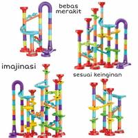 Gambar Marble Run Building Blocks 113 Pcs / DIY Set Mainan Konstruksi 3D Maze dari Future Baby &amp; Kids undefined 5 Tokopedia