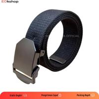 Gambar Ikat Pinggang Canvas Tactical Polos Model Jepit Sabuk Gesper Pria Kece - Hitam dari EOkshop undefined 1 Tokopedia
