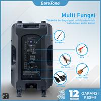 Gambar Speaker Portable Amplifier Wireless Baretone BT-3H1515BWR-15 inch dari Mellzu Store undefined 4 Tokopedia