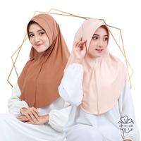Gambar Sasa Bergo Hijab Olahraga (Sport) dengan PET - Cream dari UP HIJAB undefined 4 Tokopedia