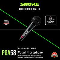 Gambar Shure PGA58 / PGA 58 Professional Cardioid Dynamic Vocal Microphone dari GAP TECH OFFICIAL undefined 1 Tokopedia