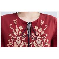 Gambar Baju Terusan Wanita Boho Style Maxi Dress - Navy dari Broadway Style undefined 4 Tokopedia