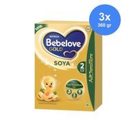 Gambar Bebelove Gold Soya 2 Formula Soya Bayi Bubuk 360 Gr X 3 Terlaris - Triplepack dari Restu Bunda official undefined 3 Tokopedia