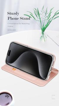 Gambar Dux Ducis Case Compatible for iPhone 16e | 16 | 16 Pro | 16 Plus | 16 Pro Max | 15 | 15 Pro | 15 Plus | 15 Pro Max | 11 Pro - Original Flip Leather Casing - Hitam, 15 dari Gojali.id undefined 3 Tokopedia