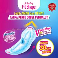 Gambar Laurier 8pcs Active Day Fit Shape 30cm V-Back Shap 2x Serap Belakang dari dzworld undefined 3 Tokopedia