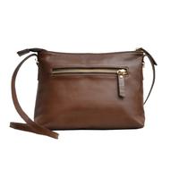 Gambar Tas Slempang Wanita Kulit Asli / Slingbag Kulit Kambing - Roman Bag - Merah dari Garut Kulit_NEW undefined 5 Tokopedia