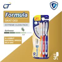 Gambar FORMULA SIKAT GIGI EXTREME CLEAN PACK [3 PCS] dari Formula Oral Care undefined 1 Tokopedia