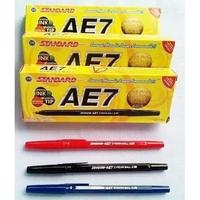 Gambar Pulpen standart ae-7 / ballpoint merk standart - Hitam dari DAMAY MANDIRI 77 undefined 2 Tokopedia