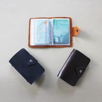 Gambar Dompet Kartu Kulit Asli/Dompet Kulit Slot Mika/Card Holder Mika - Abu-abu dari Garut Kulit_NEW undefined 2 Tokopedia