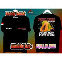 Gambar KAOS PETANI PEPAYA INDONESIA PETANI MUDA PUNYA CERITA ~ NAMA BISA REQU - Hitam, M dari Trilogy Clothing undefined 1 Tokopedia