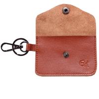 Gambar Dompet STNK / Gantungan Kunci Motor Mobil Asli Kulit - Coklat Muda dari Garut Kulit_NEW undefined 4 Tokopedia