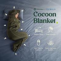 Gambar Cocoon Blanket - Premium Hooded Adult Swaddles/Bedong Dewasa - Dusty Salmon, XS-M dari Kwala.id undefined 1 Tokopedia