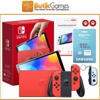 Gambar Nintendo Switch OLED Mario Red Edition 128GB 256GB 512GB Full Game - 256GB dari Butikgames undefined 1 Tokopedia