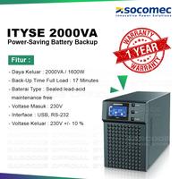 Gambar UPS Komputer Socomec ITYSE 2000VA 1600 Watt ITY-E-TW020B-U Non CE dari Barcode Store Solutions undefined 2 Tokopedia