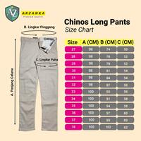 Gambar Celana Chino | Chinos Panjang Polos Original Pria/Cowok HITAM Premium Arzanka - 29 dari Arzanka Mens Shop undefined 5 Tokopedia