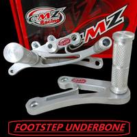 Gambar FOOTSTEP UNDERBONE CMZ RACING FIZ-R JUPITER Z MX SUPRA KARISMA RX KING SATRIA 120 2T SMASH SHOGUN 110 VIXION PIJAKAN KAKI DRAG ROAD RACE Motorcycle Motor Sporty - SUPRA dari TRIPLE C MOTOR undefined 2 Tokopedia