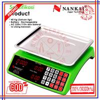 Gambar [Promo] Nankai Timbangan Digital 40Kg - 2 Tampilan Layar LCD Merk dari sinarperkakas undefined 4 Tokopedia