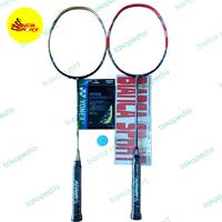 Gambar raket badminton ASHAWAY PHANTOM RW original - black red dari BiancaSport undefined 1 Tokopedia