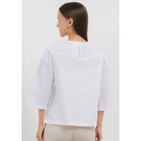 Gambar LLACES Clothing - Blouse Wanita - Sandra Blouse - White - L dari LLACES Clothing undefined 3 Tokopedia