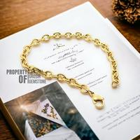Gambar Gelang Titanium Asli Anti Karat Rantai Emas Gold Pria Wanita Keren dari Central Grosir Gemstone undefined 1 Tokopedia