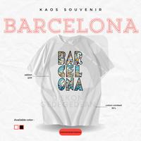 Gambar Kaos Oleh Oleh Barcelona Baju Oleh Oleh Souvenir Barcelona Type 3 - Gambar 1(Putih), 5L dari Diskongedegedean undefined 1 Tokopedia