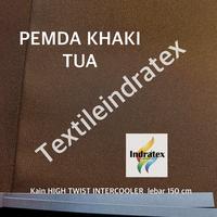 Gambar ( per setengah meter ) kain twill high twist INTERCOOLER polyester lebar 150 cm bahan baju celana rok atasan bawahan seragam pakaian dinas PNS PEMDA pegawai negeri PDH ASN GURU Pemkot Pemkab aparatur pemerintahan SATPAM safari jas formal bukan semi wol - PEMDA KHAKI MUDA, per panjang setengah meter dari textileindratex undefined 3 Tokopedia