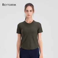 Gambar Reytorrm Kaos Baju lengan Pendek Wanita Olahraga Gym Yoga T-shir Sport - Merah, M dari Reytorrm Sport undefined 3 Tokopedia