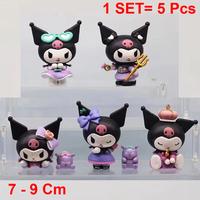 Gambar Mainan Figure Kuromi Sanrio Party Set 5 Pcs - 1 SET=5 Pcs dari GoGo Play undefined 1 Tokopedia