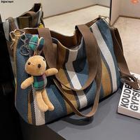 Gambar GUDANG TAS - Tote kanvas wanita  tas laptop 14 inci selempang wanita l - khaki dari TOKO CANTIK BERSAMA_NEW undefined 1 Tokopedia