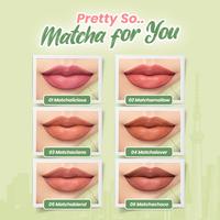 Gambar HANASUI Mattedorable Lipcream Matcha Latte Edition - 1 MATCHALICIOUS dari Cosme Murah undefined 2 Tokopedia