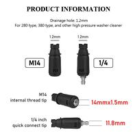 Gambar 1/4Inch / M14 Flat Nozzle / Adjustable Nozzle Cuci Mobil Sprayer Kabut - M14 dari Adi-Star_NEW undefined 3 Tokopedia