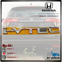 Gambar Emblem HR-V original Honda/ Tulisan Merk Logo HRV - i-vtec, Full Chrome dari RY VARIASI undefined 5 Tokopedia