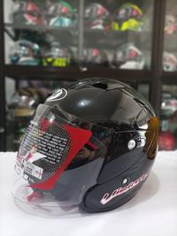 Gambar Helm Half Face KYT Vision 1 - Hitam dari Istana Helmet Gallery undefined 1 Tokopedia