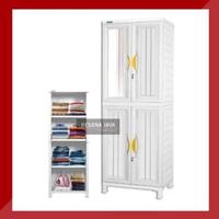 Gambar LEMARI PAKAIAN NAPOLLY LEMARI PAKAIAN 2 PINTU CABRO R88 G 88 G 85 - 2 PINTU dari ANUGERAH MAKMUR BERSAMA undefined 2 Tokopedia