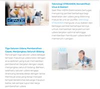 Gambar Air Purifier DAIKIN MC40UVM6 / MC40UVM6-7 (New) Batam - MC40UVM6-7(New) dari CBR Elektronik Batam undefined 4 Tokopedia