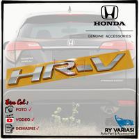 Gambar Emblem HR-V original Honda/ Tulisan Merk Logo HRV - i-vtec, Full Chrome dari RY VARIASI undefined 4 Tokopedia